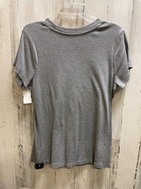 Top Short Sleeve By A New Day In Grey, Size: 2x Online Hot Sale