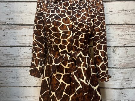 Animal Print Coat Trench Coat Etcetra, Size 12 Discount