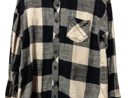 Plaid Pattern Jacket Fleece Maurices, Size L For Discount