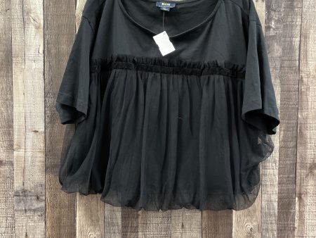 Black Top Short Sleeve Maeve, Size M For Discount