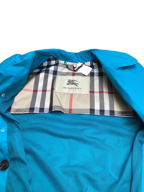 Blue Jacket Luxury Designer Burberry, Size 10 Discount