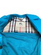 Blue Jacket Luxury Designer Burberry, Size 10 Discount