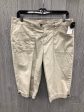 Tan Capris Sonoma, Size 10 on Sale