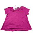 Purple Top Short Sleeve By Maeve, Size: L Online Hot Sale